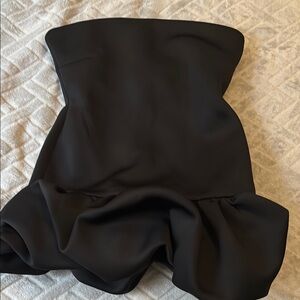 Elegant Black Strapless Dress